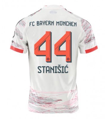 Lacne Muži Futbalové dres Bayern Munich Josip Stanisic #44 2025-26 Krátky Rukáv - Preč